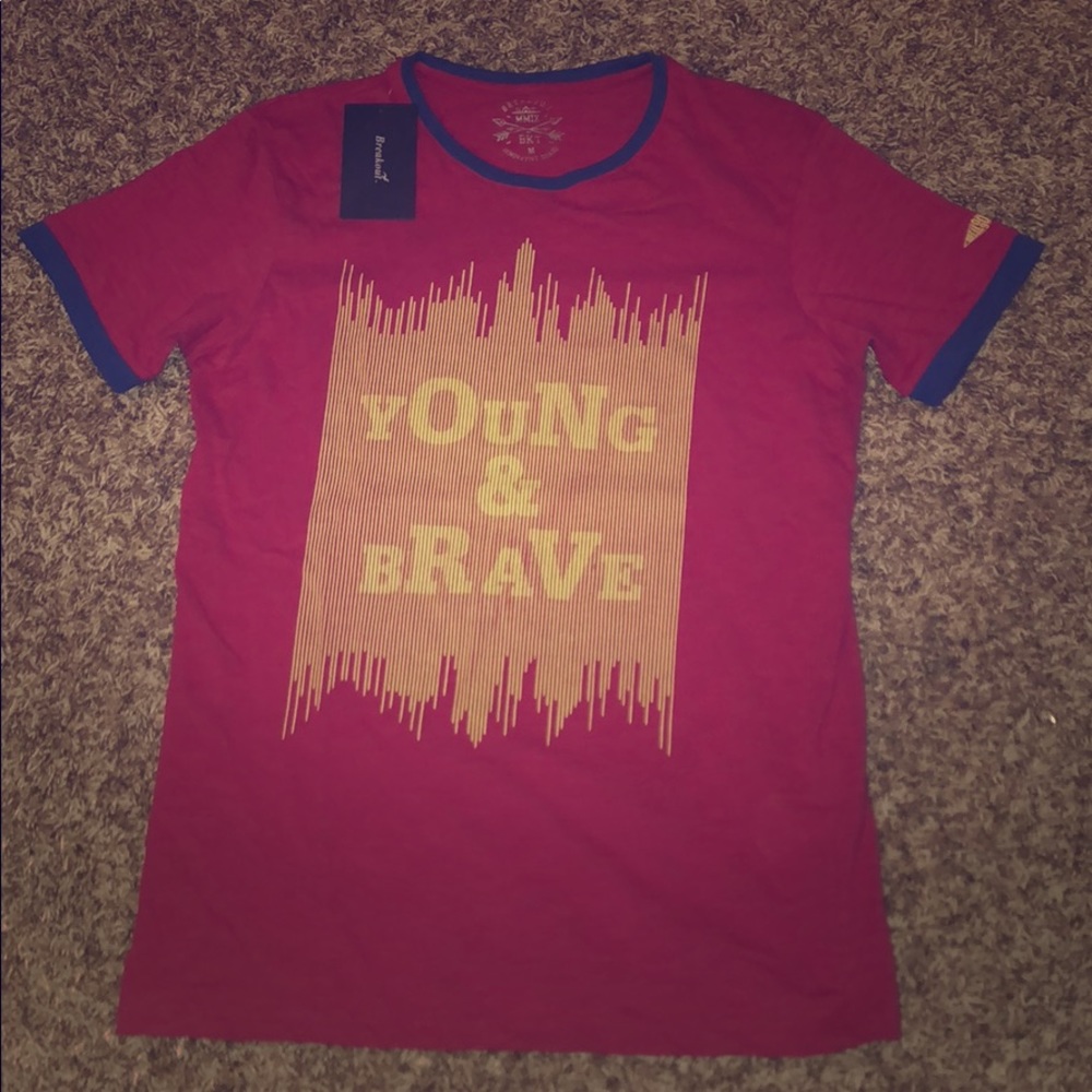 Unworn Young and Brave T-shirt